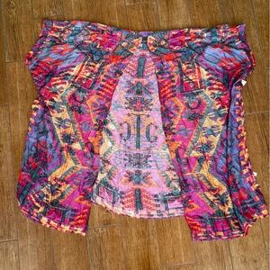 Vibrant Multicolor Kimono